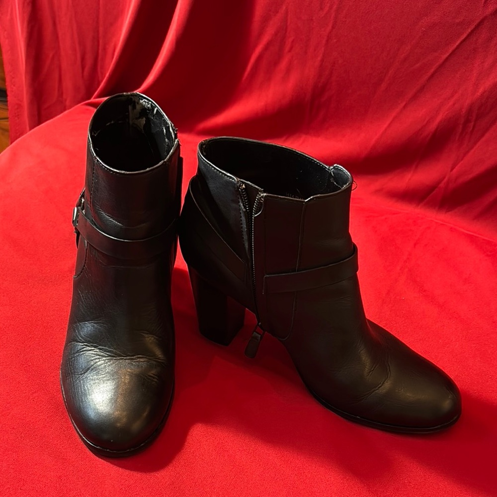 Cole Haan Black Ankle Booties Classic Design